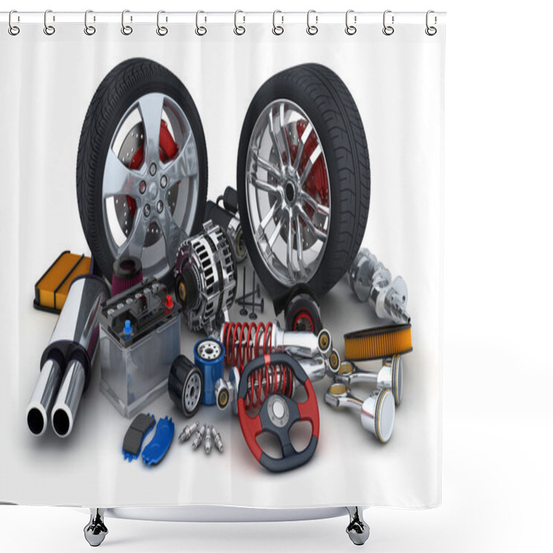 Personality  Car Parts  Shower Curtains