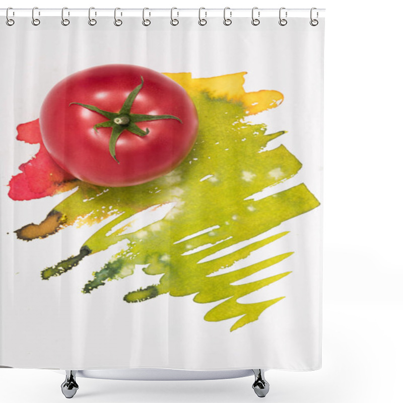 Personality  Fresh Ripe Tomato Shower Curtains