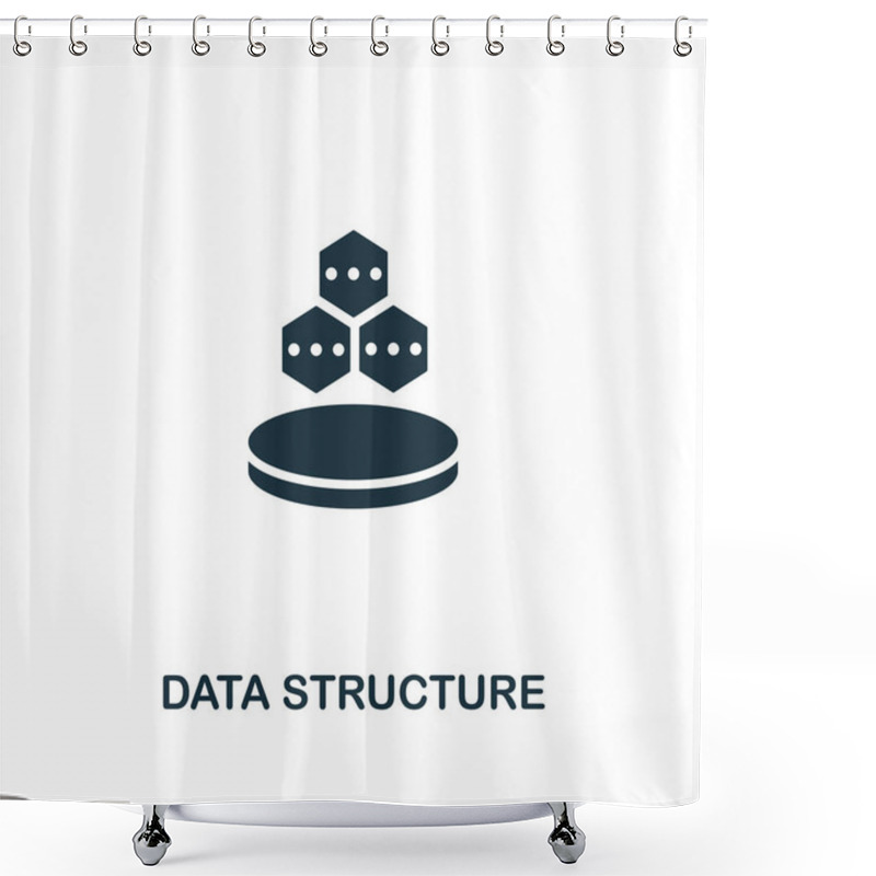 Personality  Data Structure Icon. Premium Style Design From Web Hosting Icon Collection. Pixel Perfect Data Structure Icon For Web Design, Apps, Software, Print Usage Shower Curtains