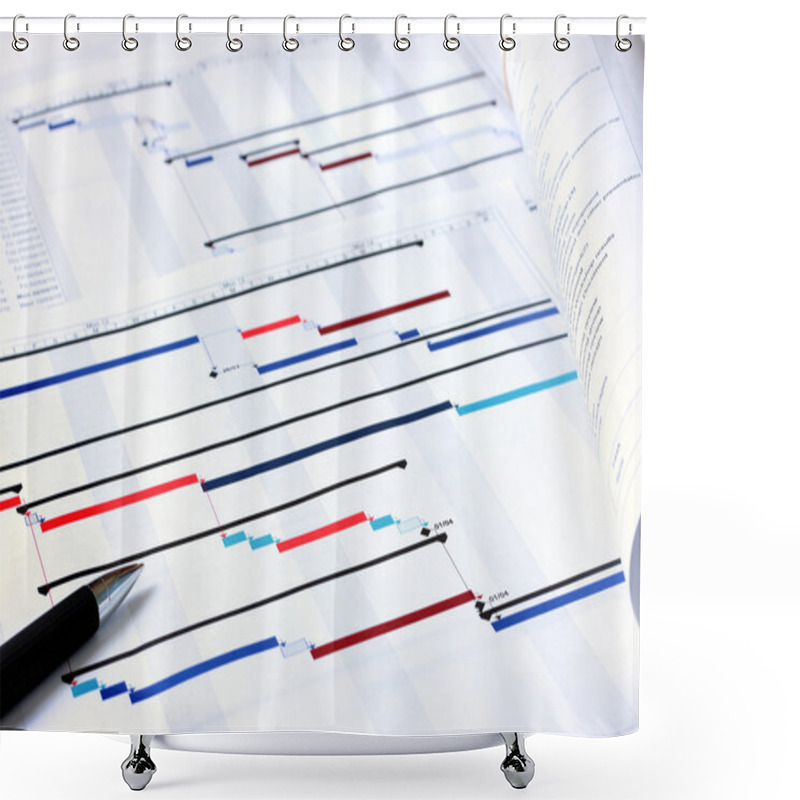 Personality  Project Planning Documents Shower Curtains