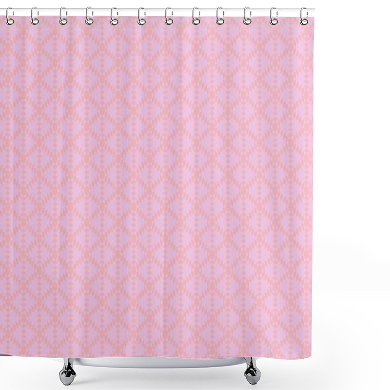 Personality  Seamless Abstract Background With Geometric Elements Shower Curtains