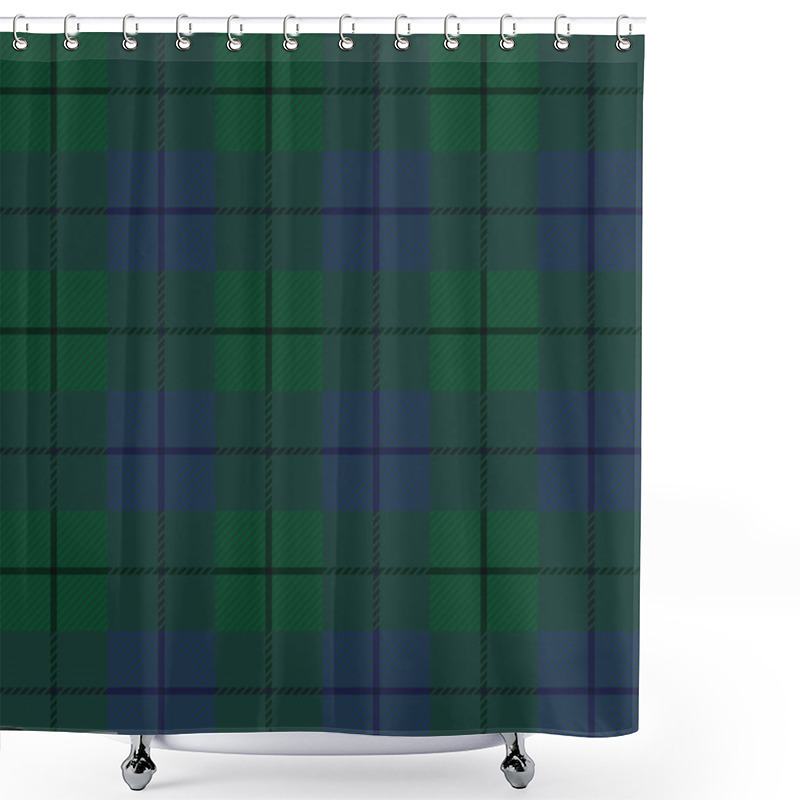 Personality  Abstract Scottish Plaid Shower Curtains