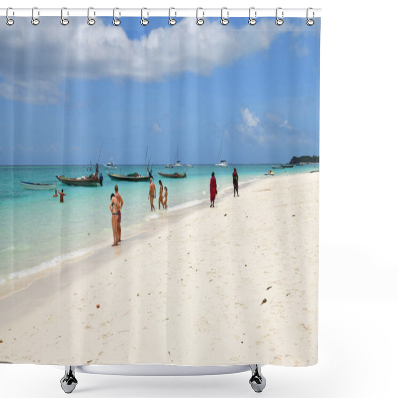 Personality  Zanzibar, Tanzania, Africa. Kendwa Beach  Shower Curtains