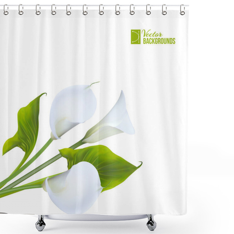 Personality  Calla Lily Shower Curtains