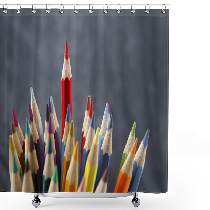 Personality  Pencils Shower Curtains