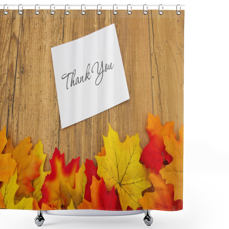 Personality  Thank You Card Shower Curtains