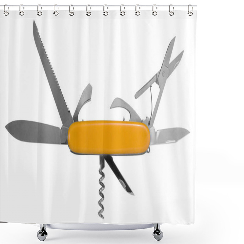 Personality  Multi Functional Pocket Knife Shower Curtains