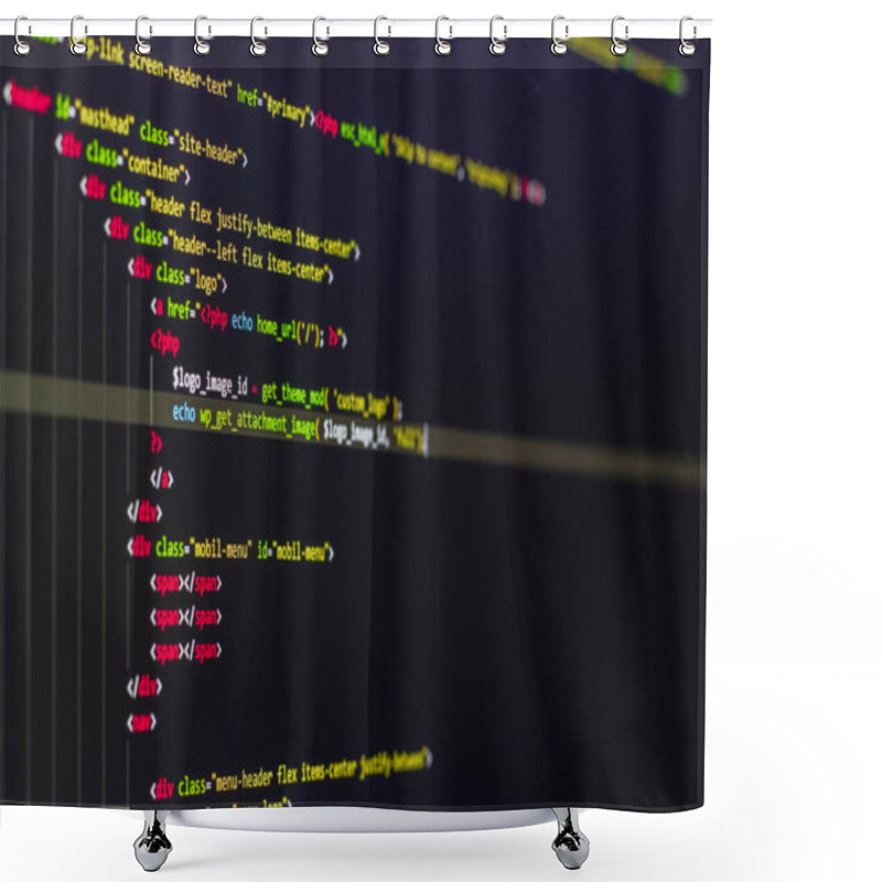 Personality   Wordpress Coding Can Use Php Code As Background In Html Shower Curtains