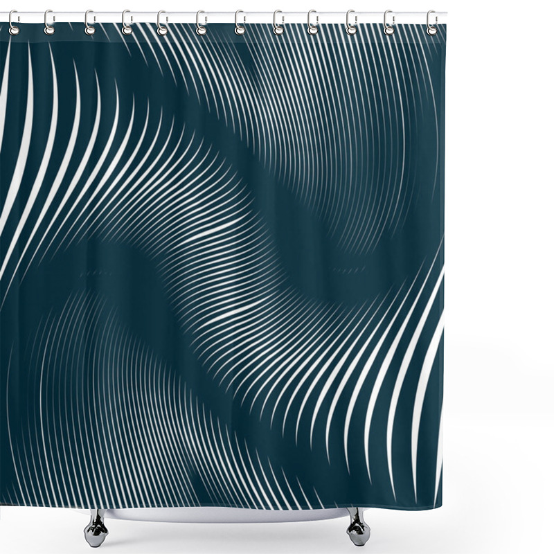 Personality  Relaxing Hypnotic Abstract Background Shower Curtains