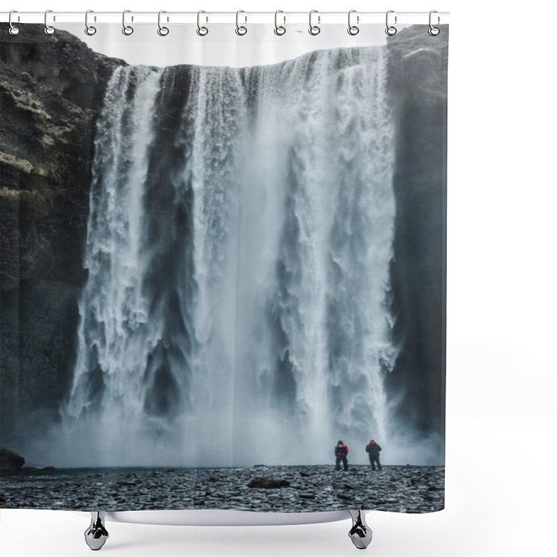 Personality  Iceland Nature, Winter Travel Photo In Snow, Adventure, Trip, Hiking, Mountains. Shower Curtains