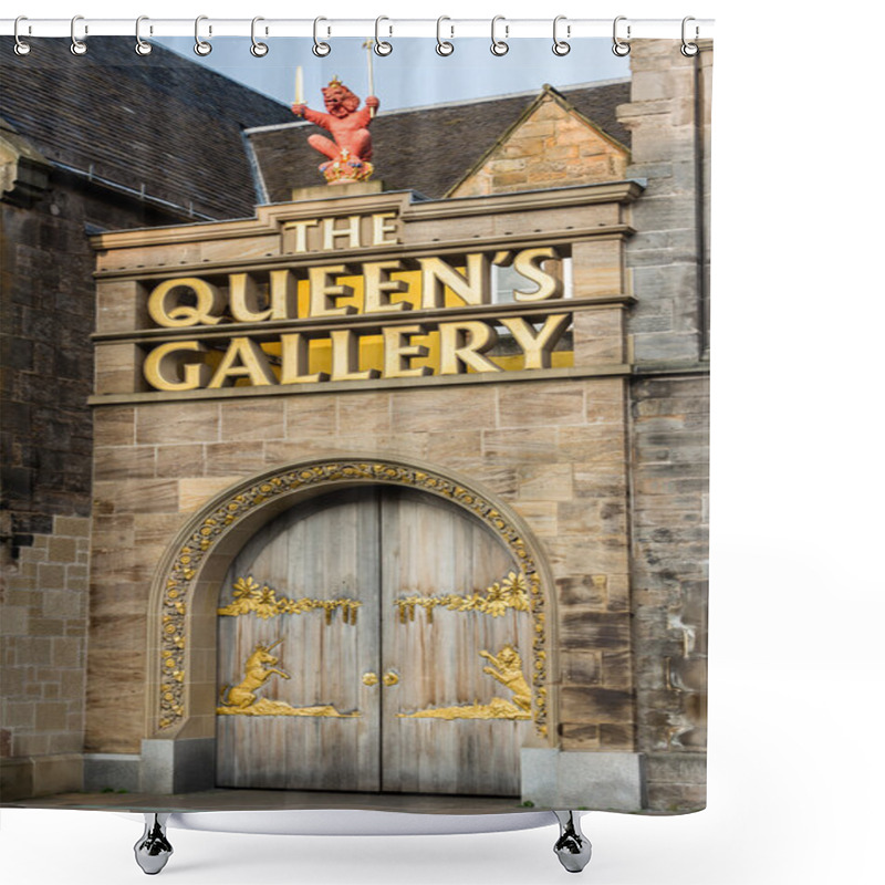 Personality  Entrance Doors To The Queen's Gallery In Edinburgh, Scotland Shower Curtains