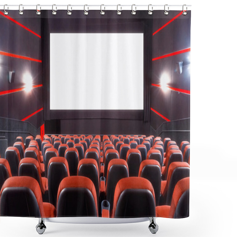 Personality  Empty Cinema Auditorium Shower Curtains