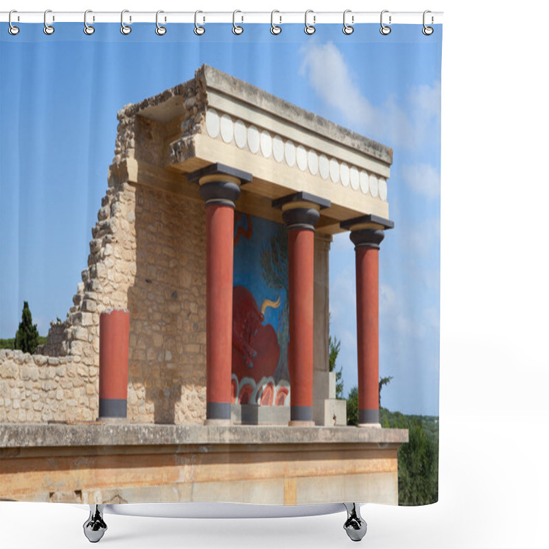 Personality  Knossos Palace At Crete, Greece. Shower Curtains