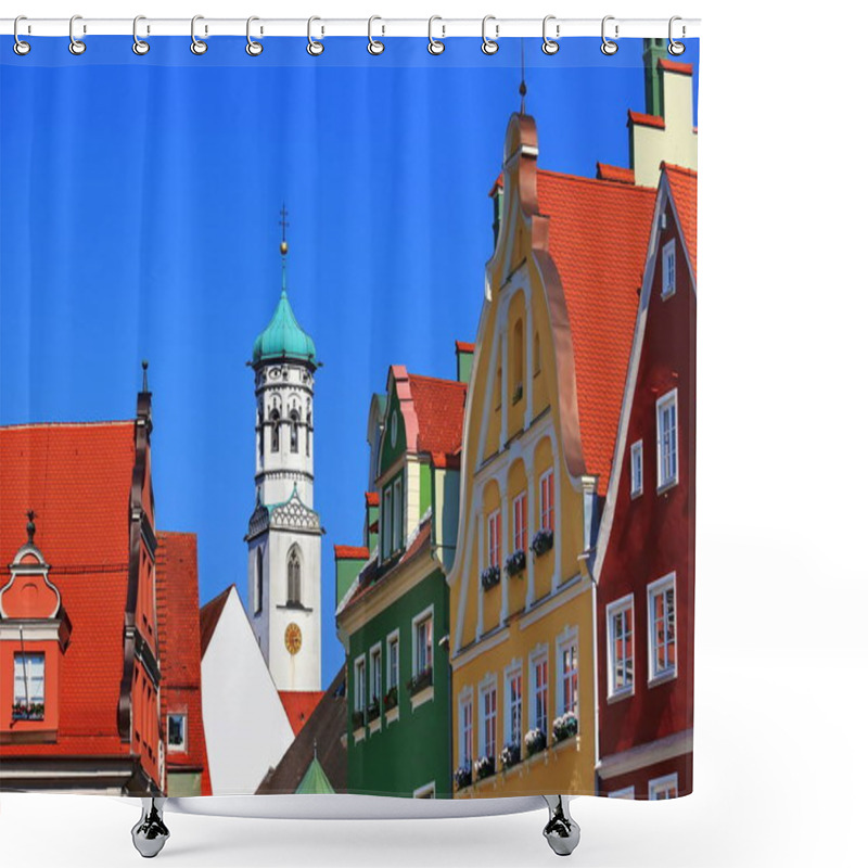 Personality  Sankt Martinskirche Memmingen Is A City In Bayern/Germany With Many Historical Attractions Shower Curtains