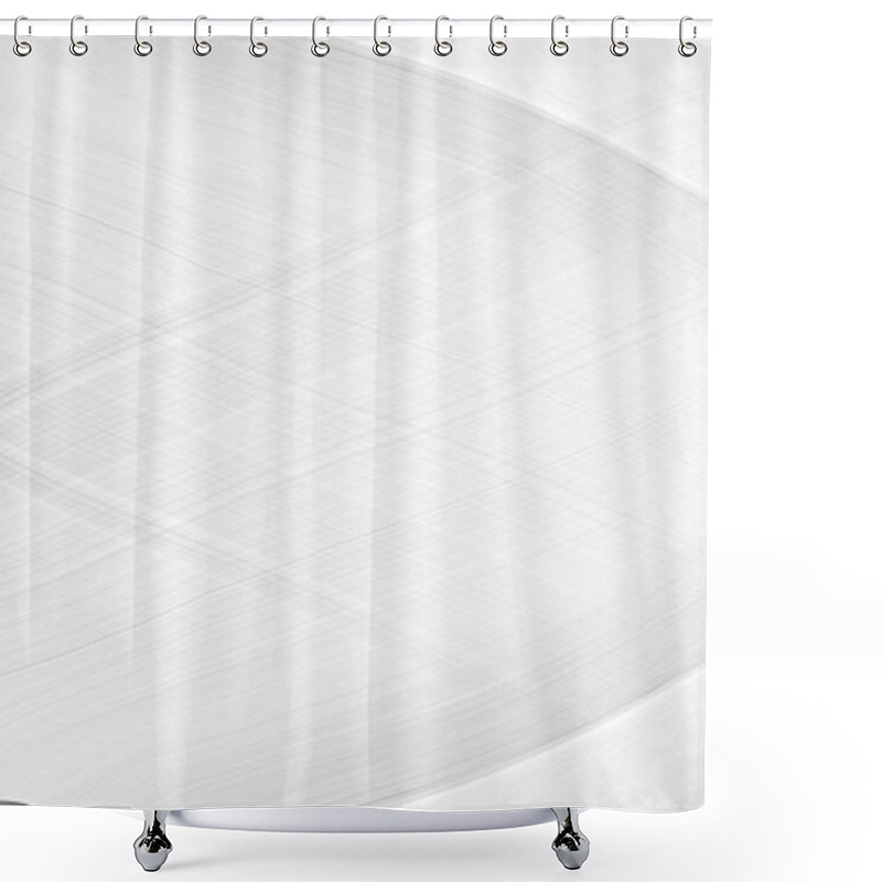 Personality  Graphic Symmetrical Pattern For Wallpaper And Packaging For Various Purposes. The Background Is Gray And White With A Gradient Texture Of Stripes, Lines, Waves And Geometric Shapes. Shower Curtains