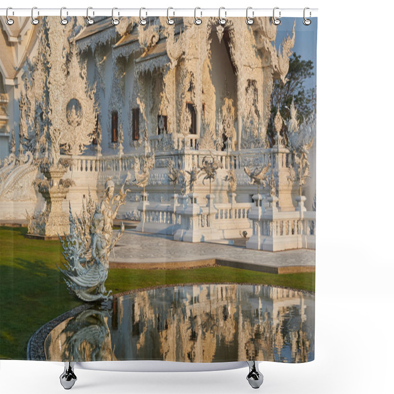 Personality  Wat Rong Khun,Chiangrai, Thailand Shower Curtains