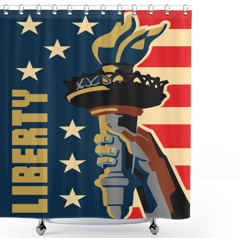 Personality  Vector Landmark Symbol Shower Curtains