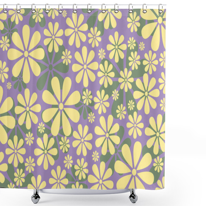 Personality  Abstract Floral Background Shower Curtains