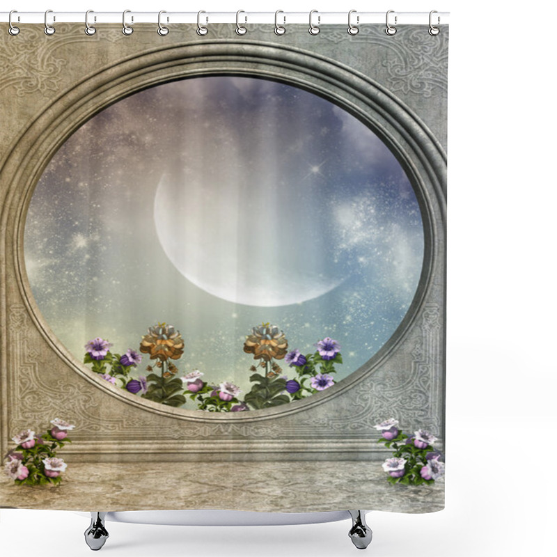 Personality  Fantasy Landascape Shower Curtains