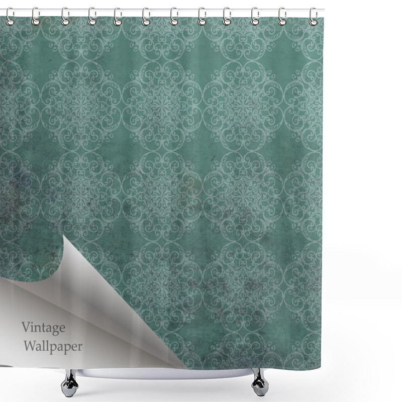 Personality  Vector Abstract Retro Pattern Shower Curtains