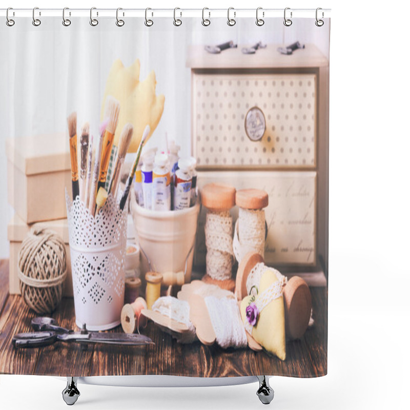 Personality  Handmade Tools Shower Curtains