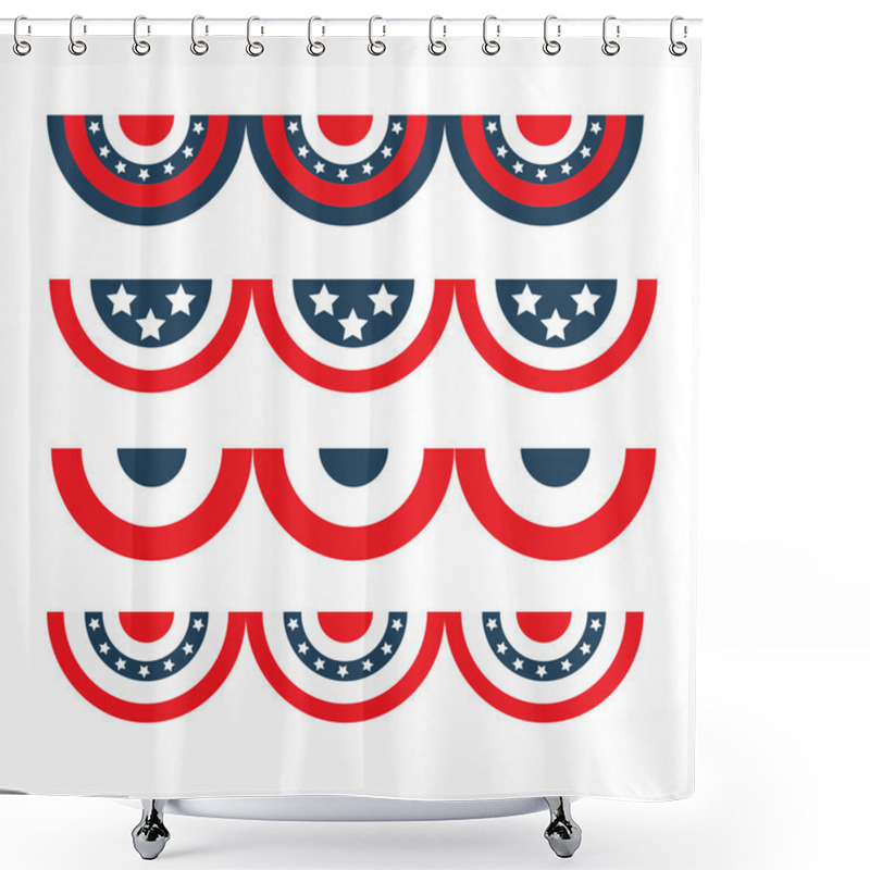 Personality  Independence Day Of America Shower Curtains