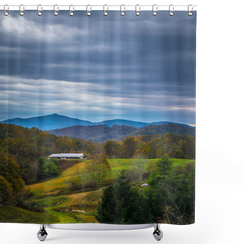 Personality  LANDSCAPES IN BOONE NORTH CAROLINA MOUNTAINS Shower Curtains