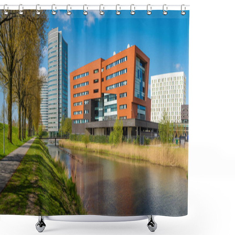 Personality  View Of Hoofddorp, Municipality Of Haarlemmermeer, The Netherlands Shower Curtains