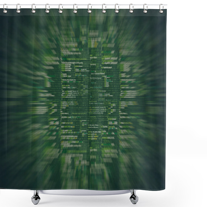 Personality  Program Code Shower Curtains