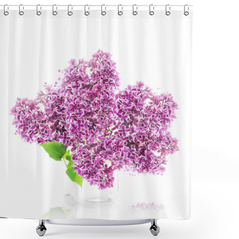 Personality  Blossoming Lilac  Shower Curtains