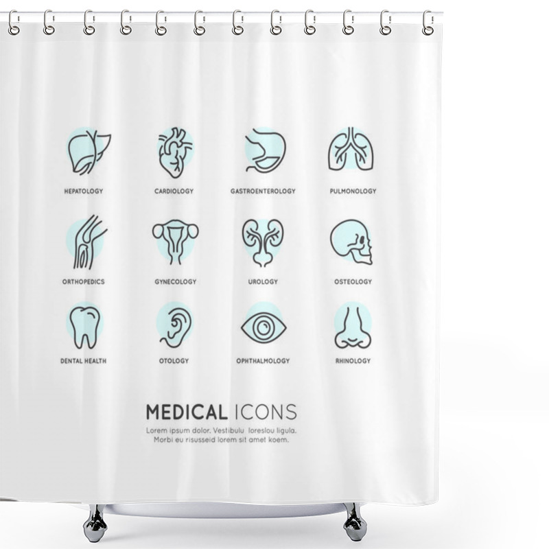 Personality  Medical Health Services Shower Curtains