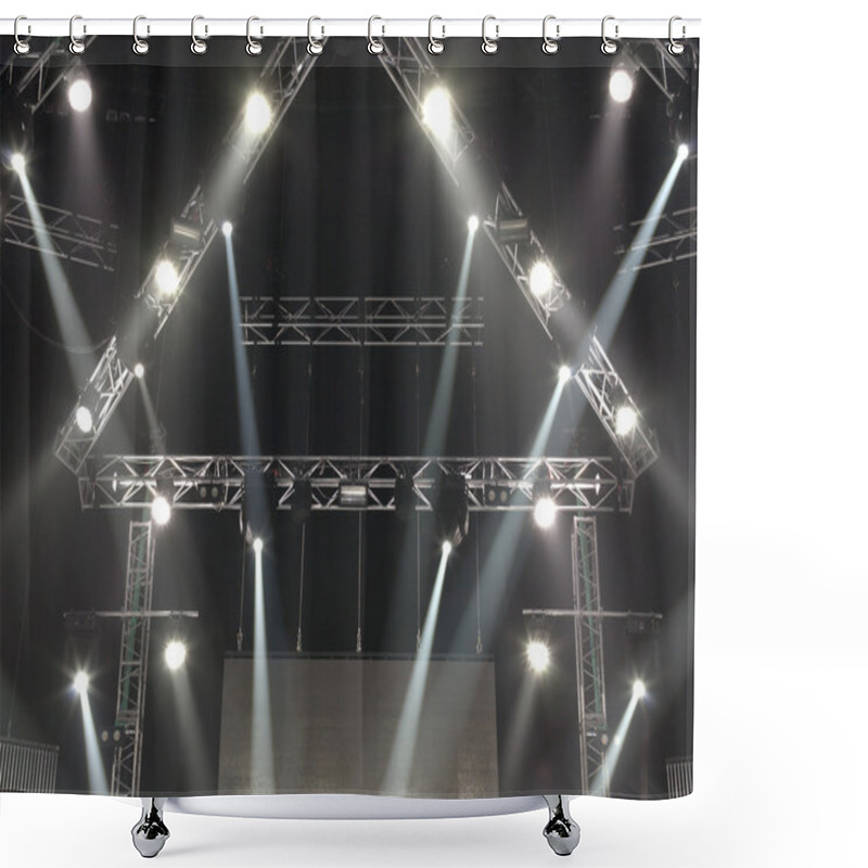 Personality  Light From The Scene During The Concert Shower Curtains