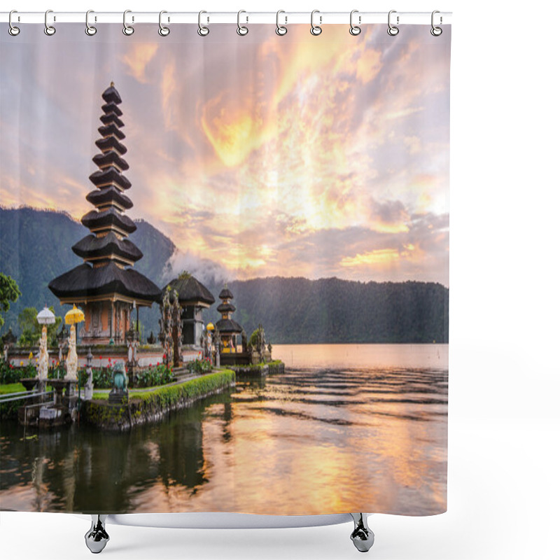 Personality  Pura Ulun Danu Bratan At Bali, Indonesia Shower Curtains