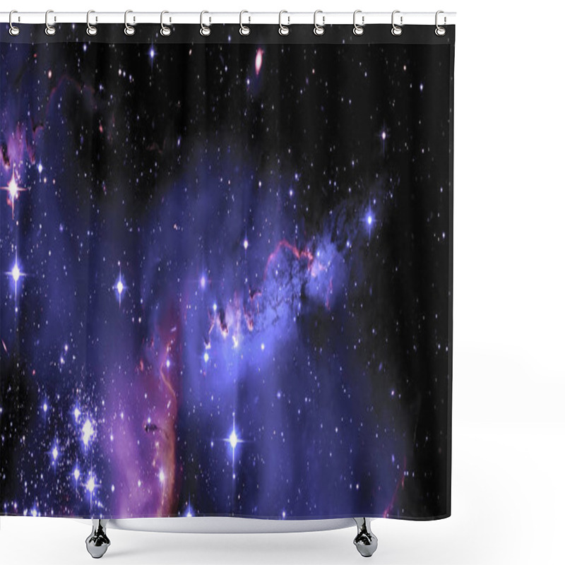 Personality  Nebula And Galaxies In Space. Abstract Cosmos Background Shower Curtains