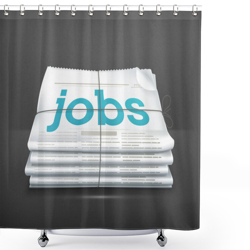 Personality  Jobs, Vector Shower Curtains