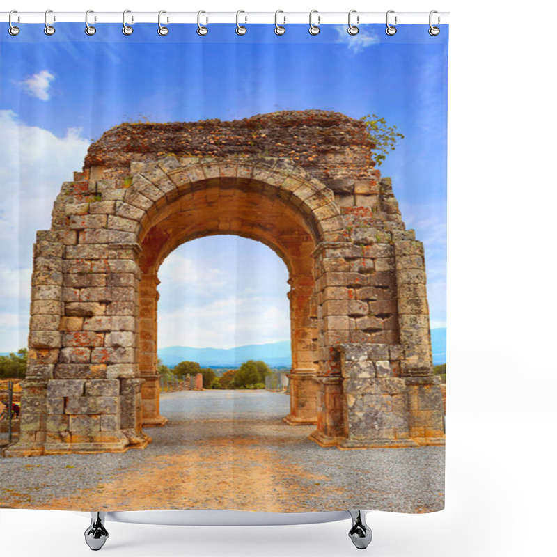 Personality  Arch Roman Of Caparra In Spain Extremadura Shower Curtains