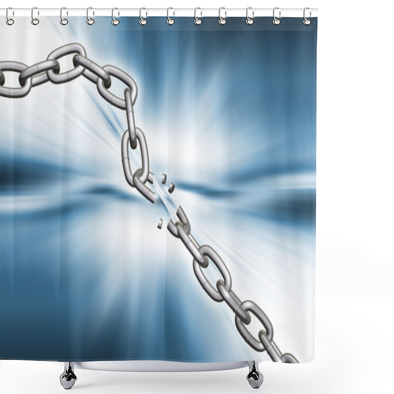 Personality  Breaking Chains Shower Curtains