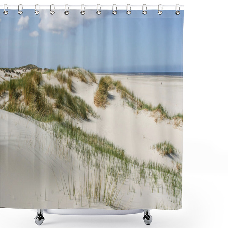 Personality  Sand Dunes At The Coast Of Holland Shower Curtains