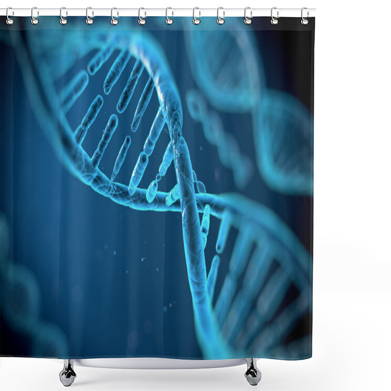 Personality  DNA Background Shower Curtains