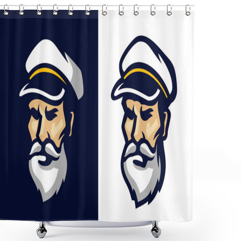 Personality  Portrait Of A Sailor Shower Curtains