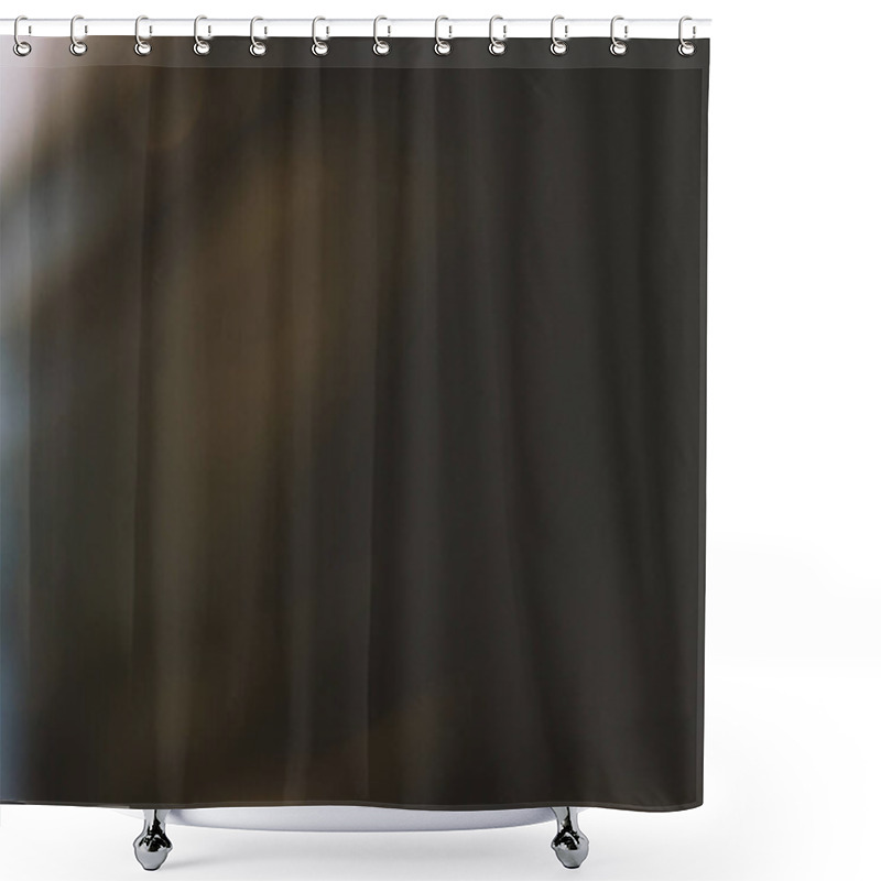 Personality  Dark Abstract Background With Small Bright Light  Shower Curtains