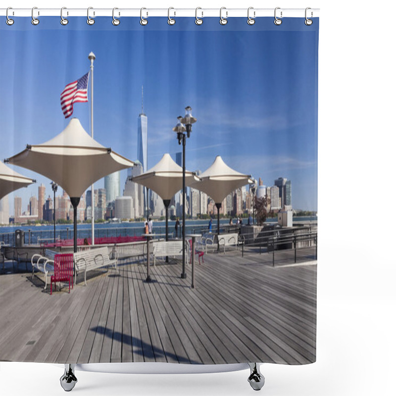 Personality  Jersey City, USA - J.Owen Grundy Waterfront Park Shower Curtains