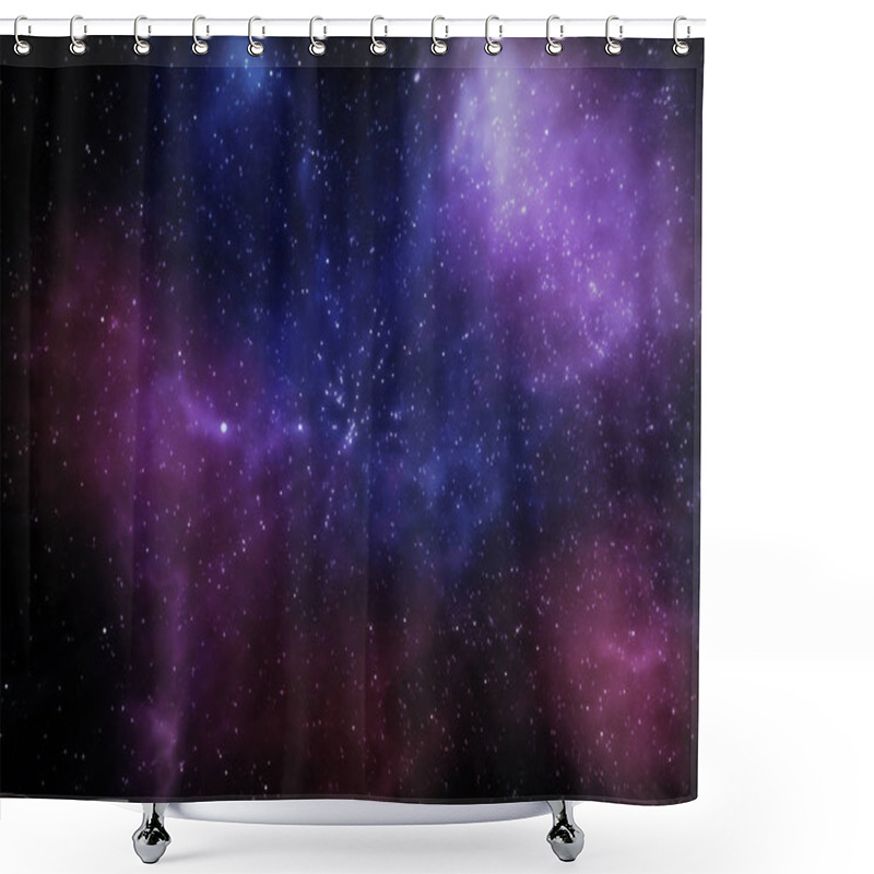 Personality  3D Illustration - Stars And Nebulae In The Universe Shower Curtains