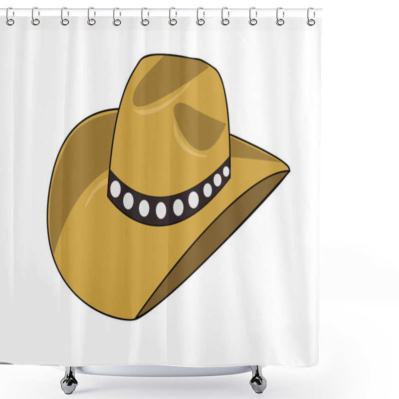 Personality  Cowboy Hat Shower Curtains