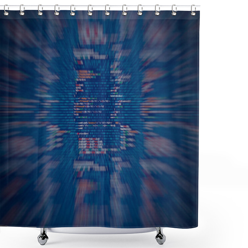 Personality  Program Code Shower Curtains