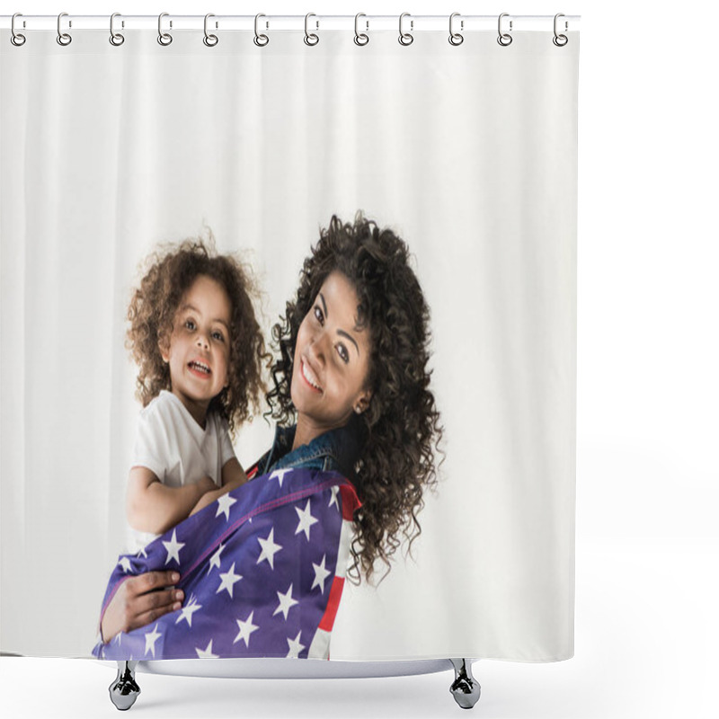 Personality  Mother Embrace Daughter Shower Curtains