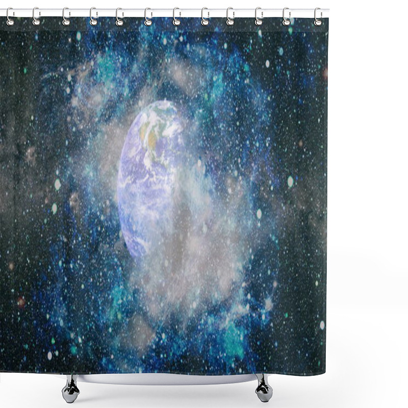 Personality  Planet Earth. Eastern Hemisphere. This Image Elements Furnished By NASA. Shower Curtains