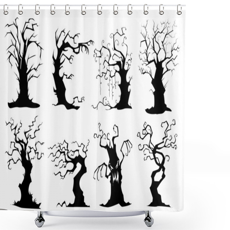 Personality  Collection Of Tree Shower Curtains