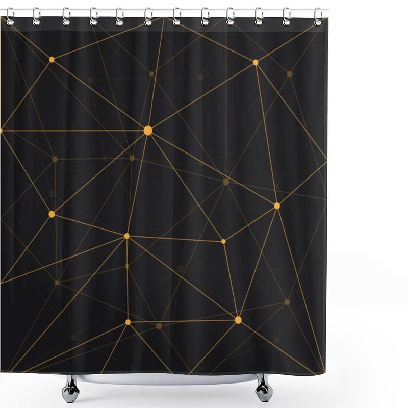 Personality  Seamless Triangle Abstract  Background Design  Shower Curtains