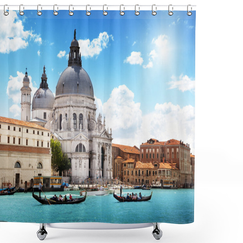 Personality  Grand Canal And Basilica Santa Maria Della Salute, Venice, Italy Shower Curtains